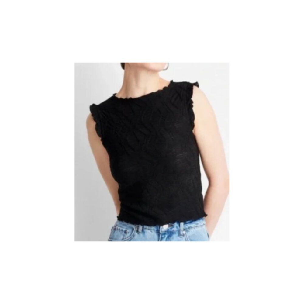 Women's Jacquard Tank Top - Future Collective Black Medium NWT